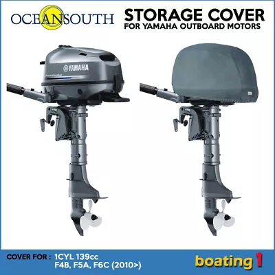 $29.49 • Buy Half/Storage Cover Yamaha Outboard Motor Engine 1CYL 139cc F4B, F5A, F6C (2010>)